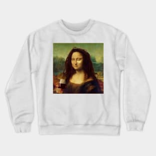 Monday Lisa Mona Lisa Da Vinci Crewneck Sweatshirt